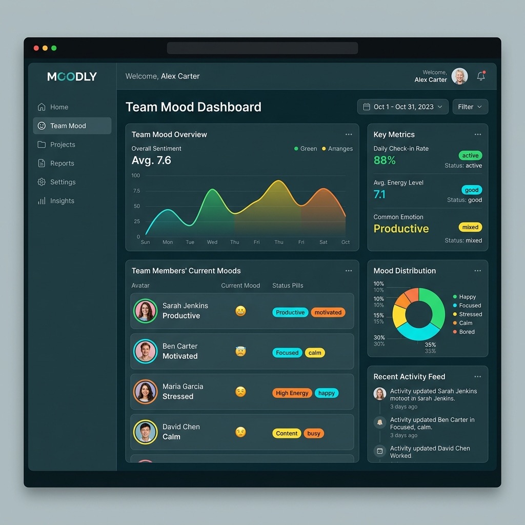 MoodTalk — AI Neural Command Center by Chanan